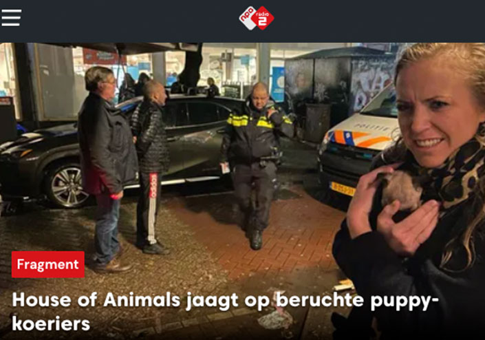 House of Animals jaagt op beruchte puppy-koeriers