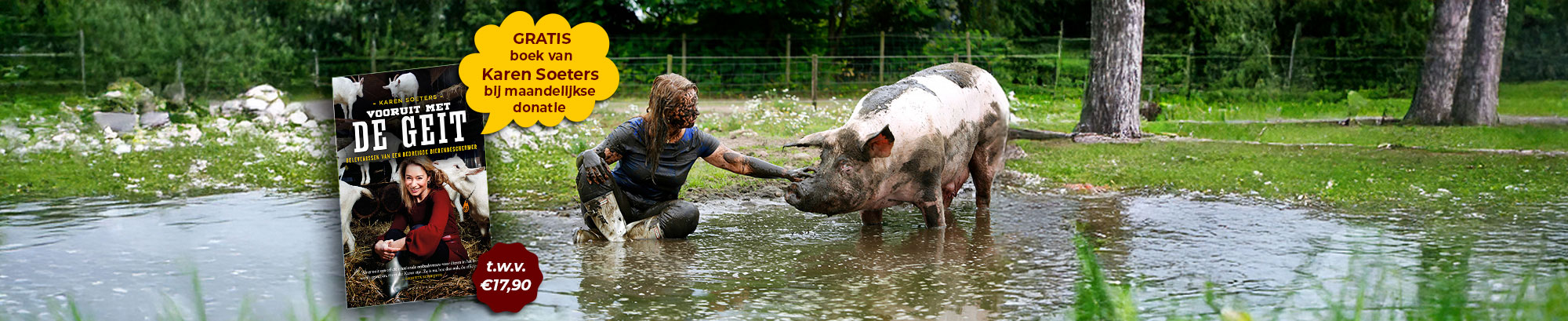 ☀️ Zomer, zon en... een boek dat je raakt. Word vriend van House of Animals en ontvang gratis “Vooruit met de Geit” van Karen Soeters. Een aangrijpend en inspirerend verhaal over strijd, hoop en dierenliefde. 🐾 👉 Word vandaag nog vriend en ontvang het boek cadeau!