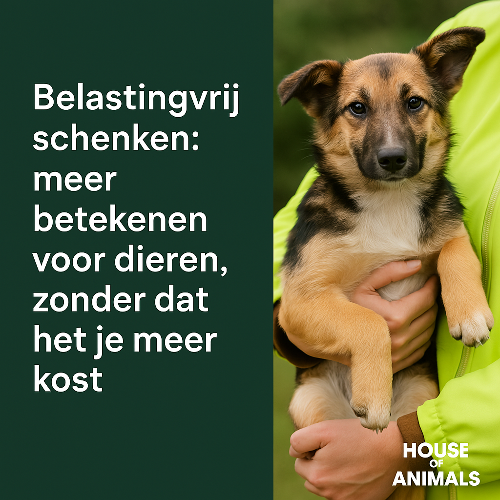 Belastingvrij schenken: meer betekenen voor dieren, zonder dat het je meer kost